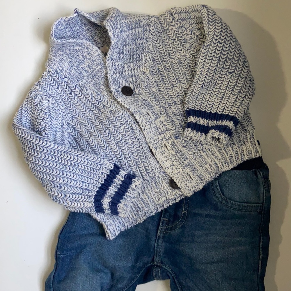Sweater and jeans